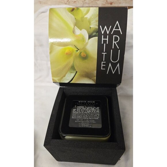 New in Box Candle WHITE ARUM from White Barn 11 OZ 50 Hours of Burn - Picture 1 of 3